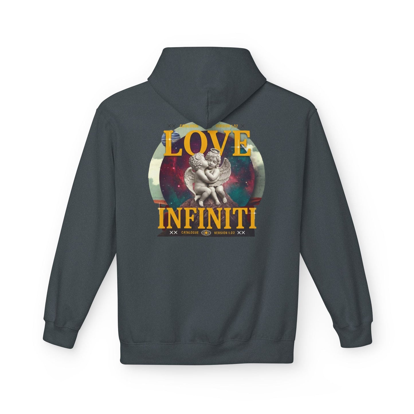 Celestial Love, Infiniti Unisex Couples Hoodie
