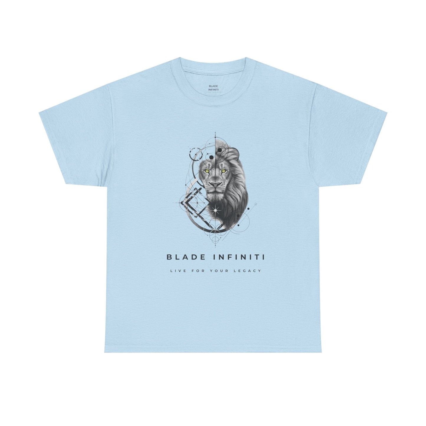 Geometric King Black Version 4 TX Lion T-Shirt