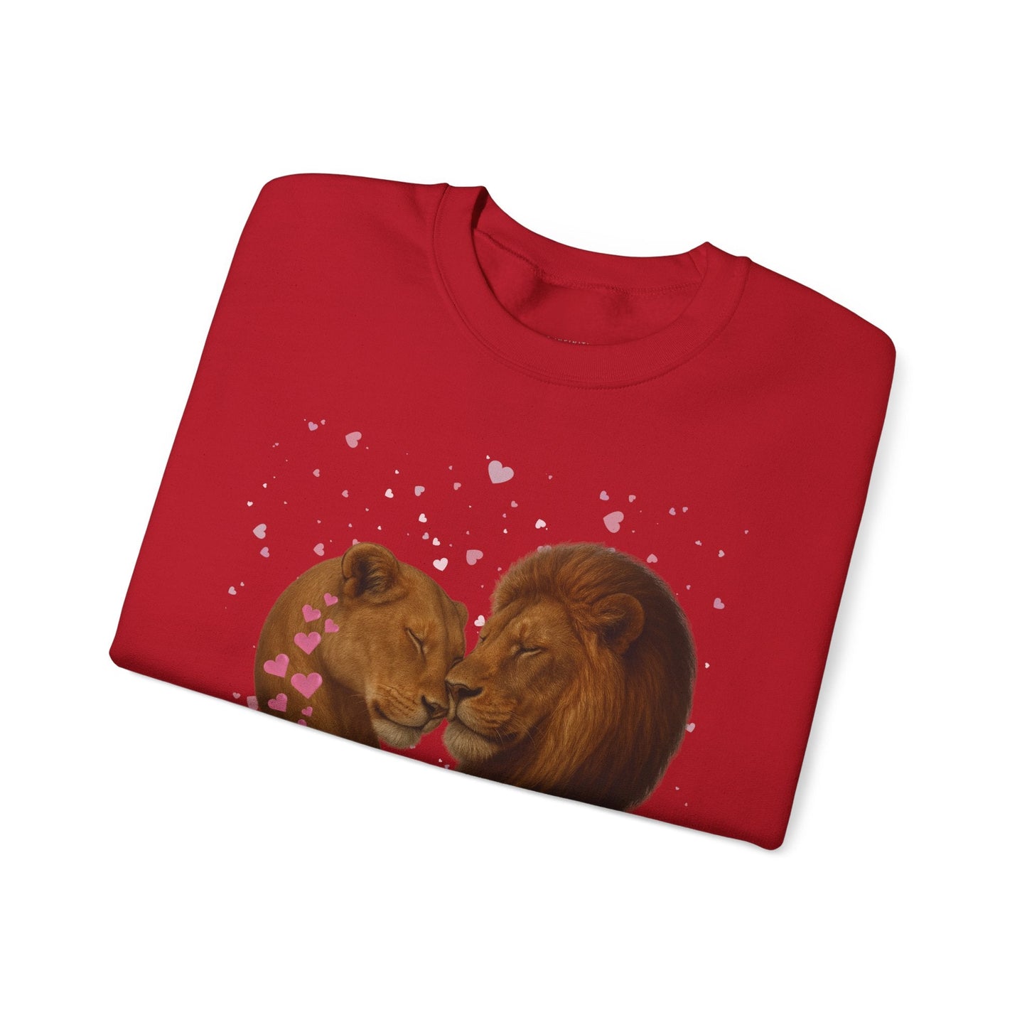 Lion Hearts - Love, Infiniti Unisex Crewneck Sweater
