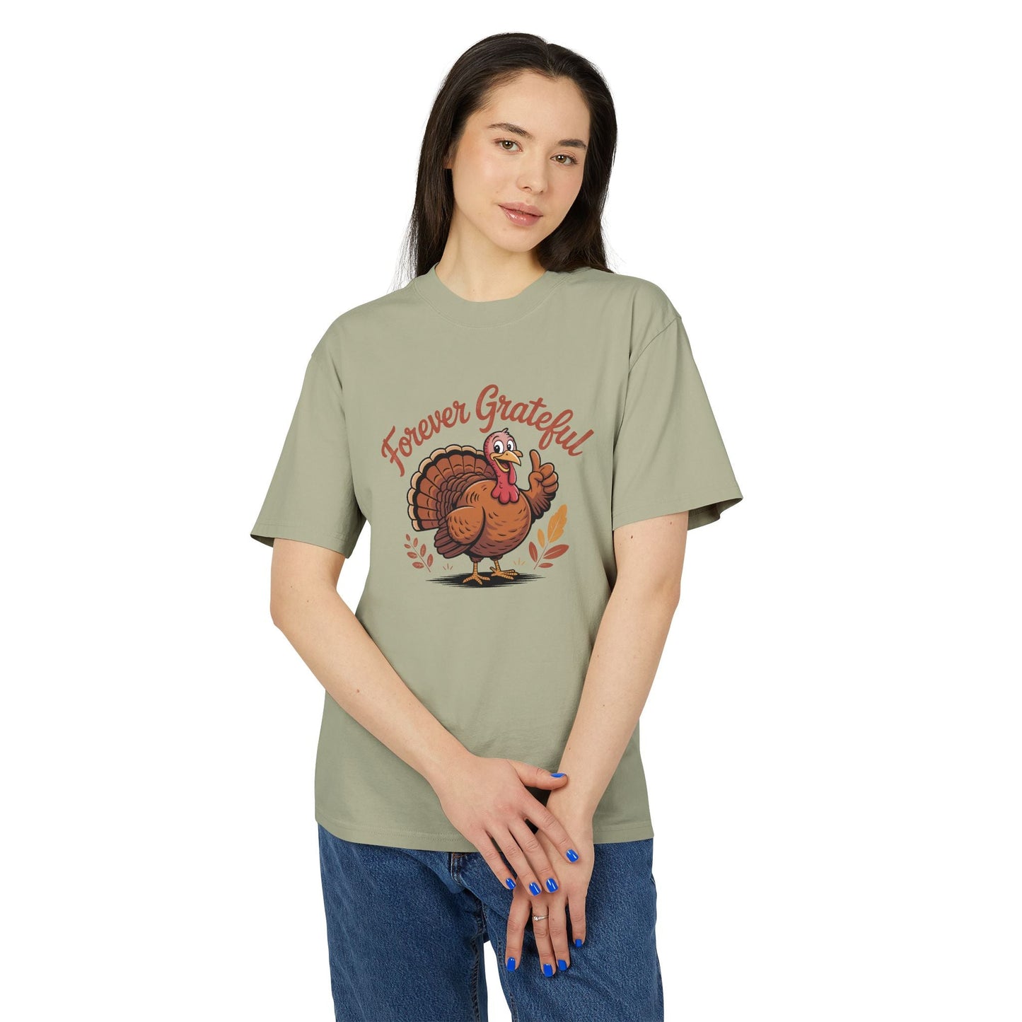 Forever Grateful Unisex Heavy Faded T-Shirt