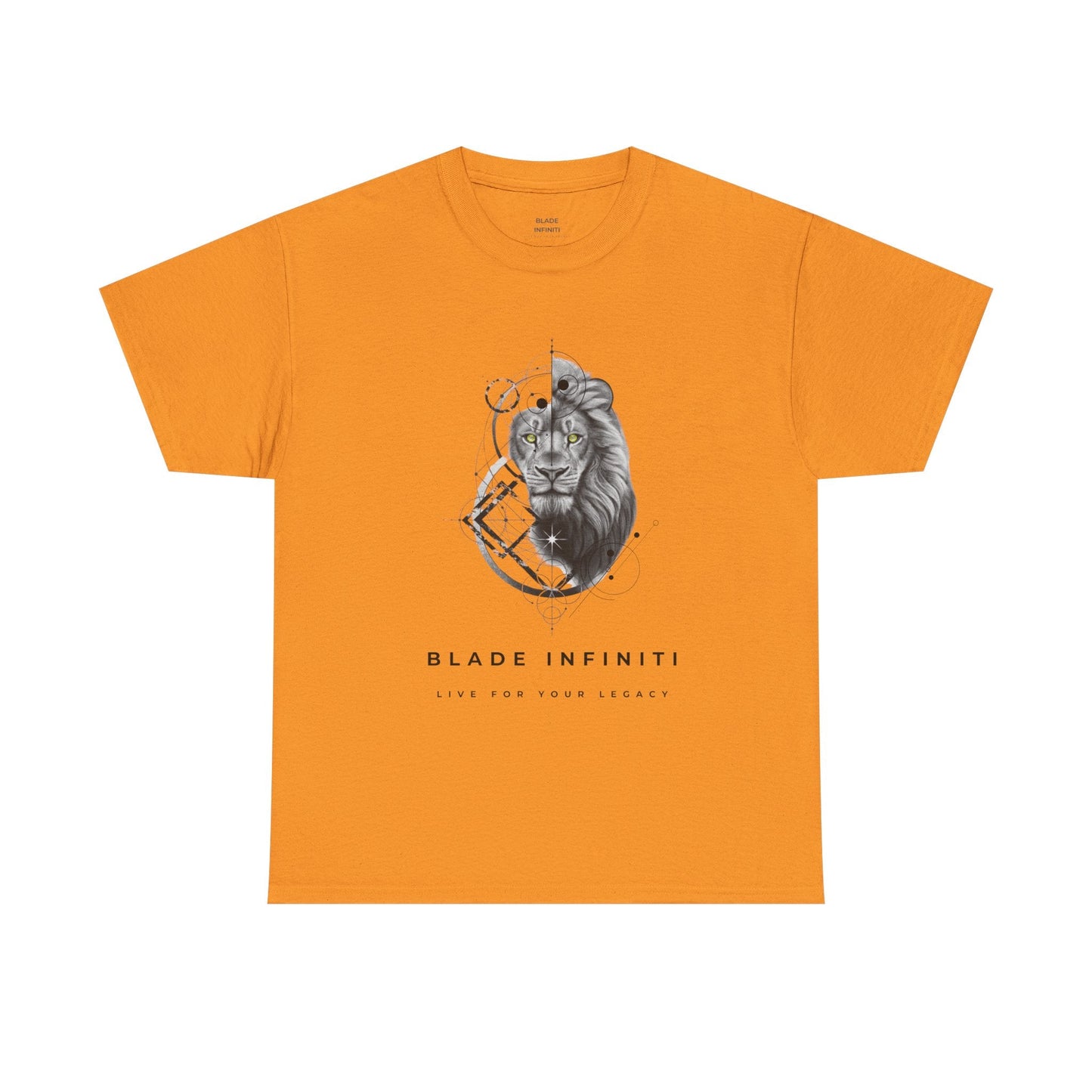 Geometric King Black Version 4 TX Lion T-Shirt