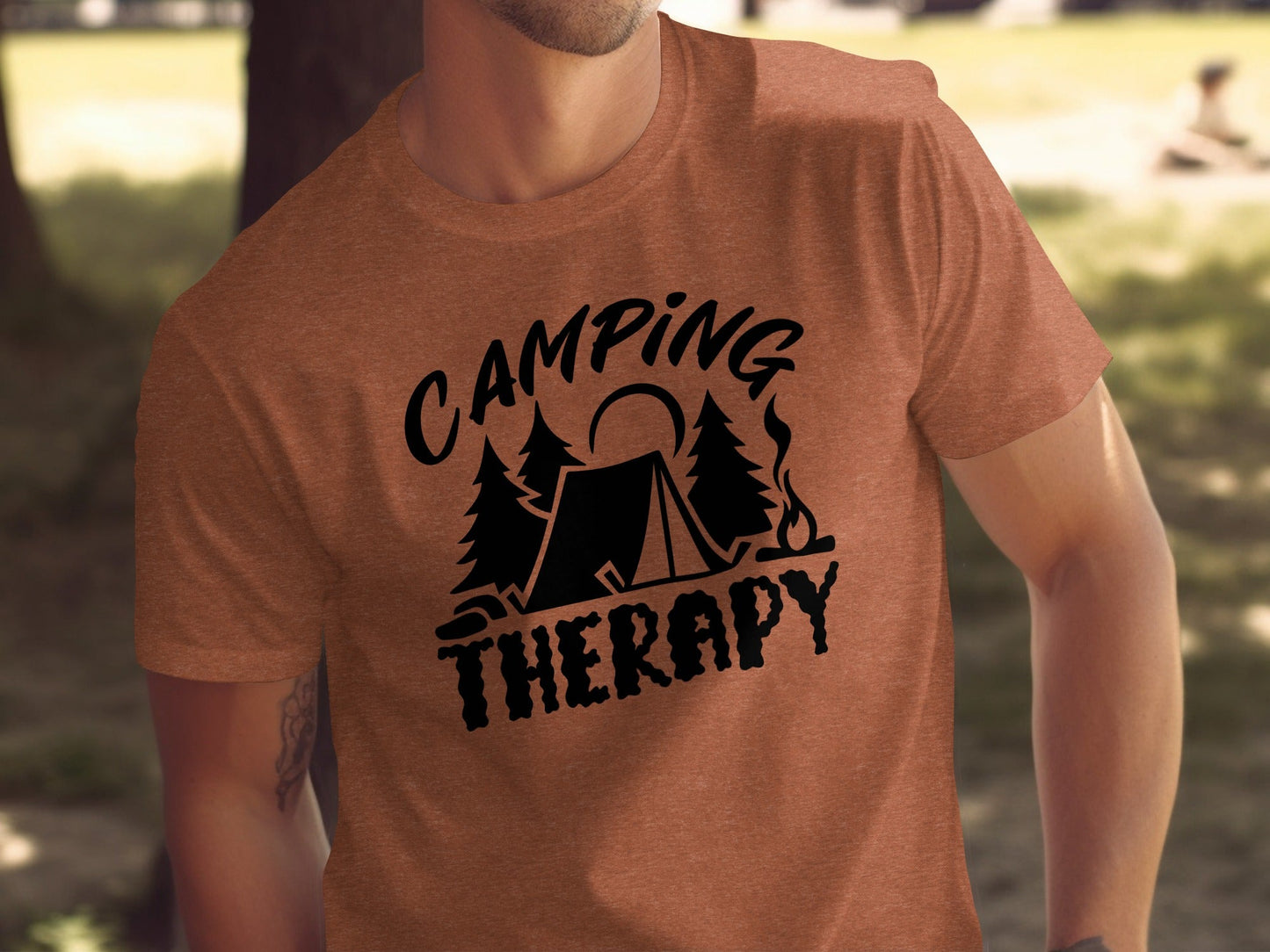 Camping Therapy Nature Adventure Outdoor Camping T-Shirt