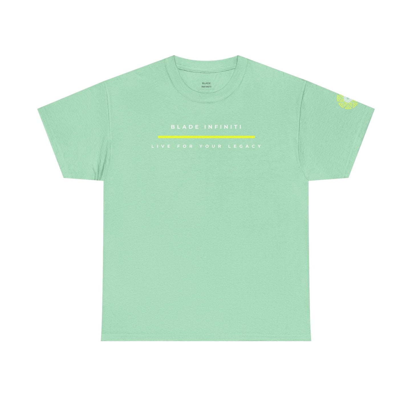 Geometric King Version 2 Neon Green Tiger Back T-Shirt