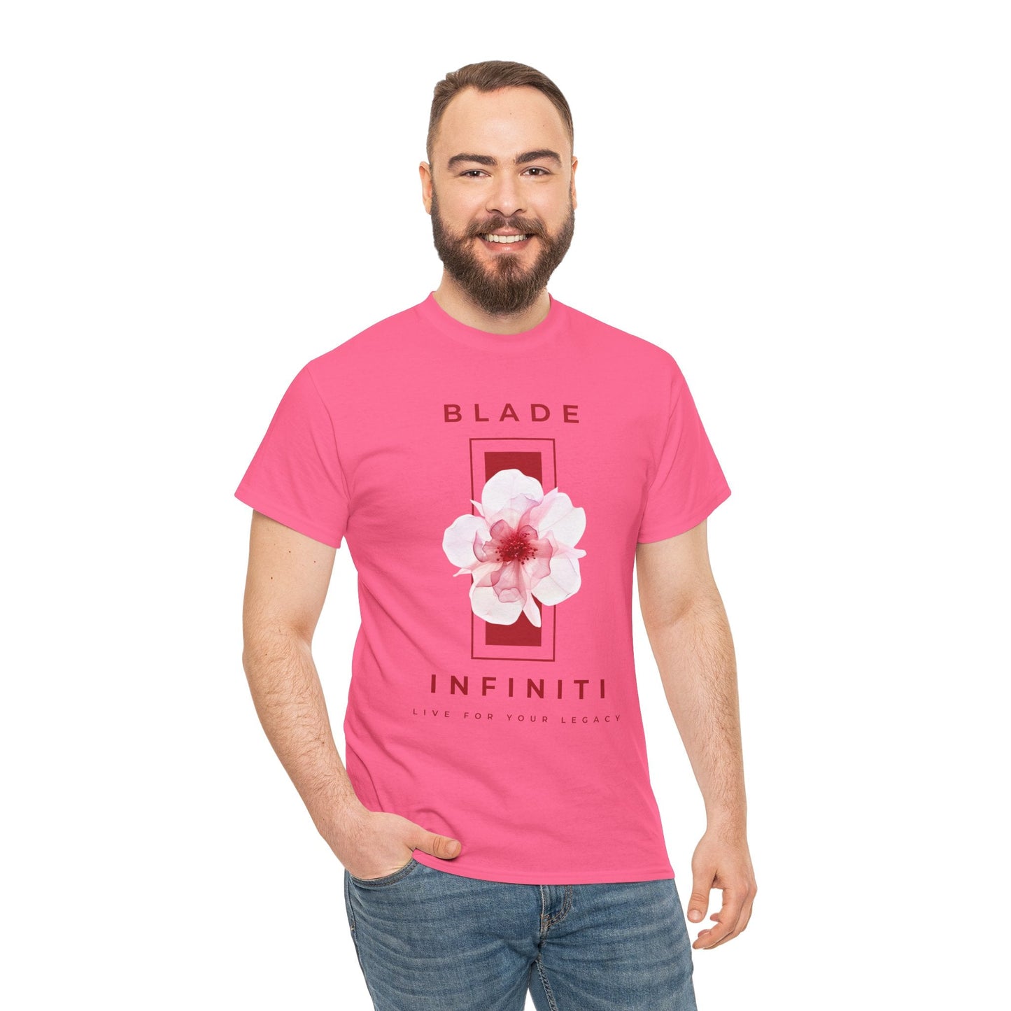 Essence of Infiniti Red/Pink Floral T-Shirt