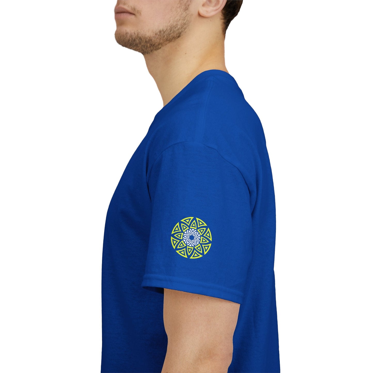 Geometric Odyssey Neon Green TX T-Shirt