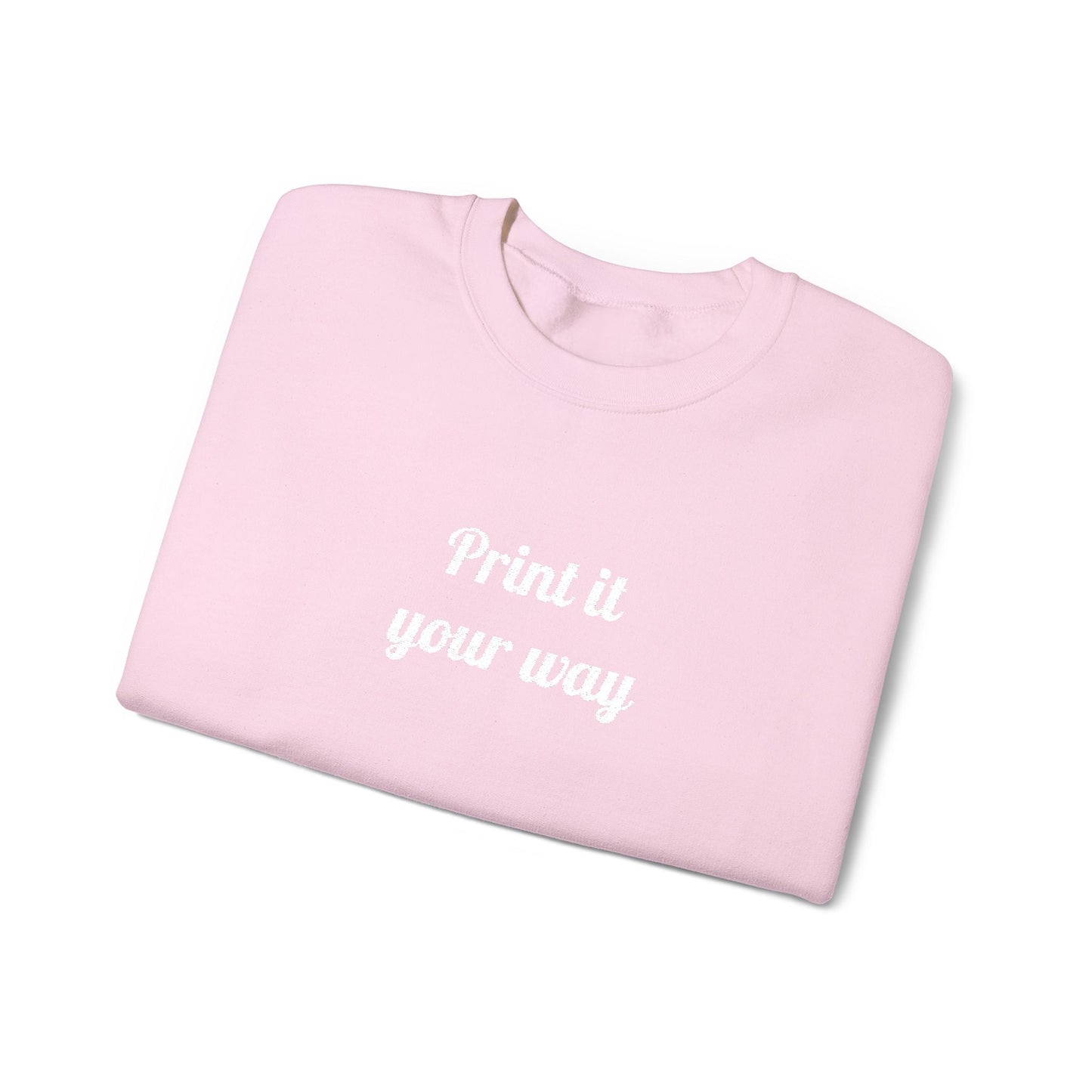 Embroidery Personalization - Unisex Crewneck Sweater (Make It Yours)