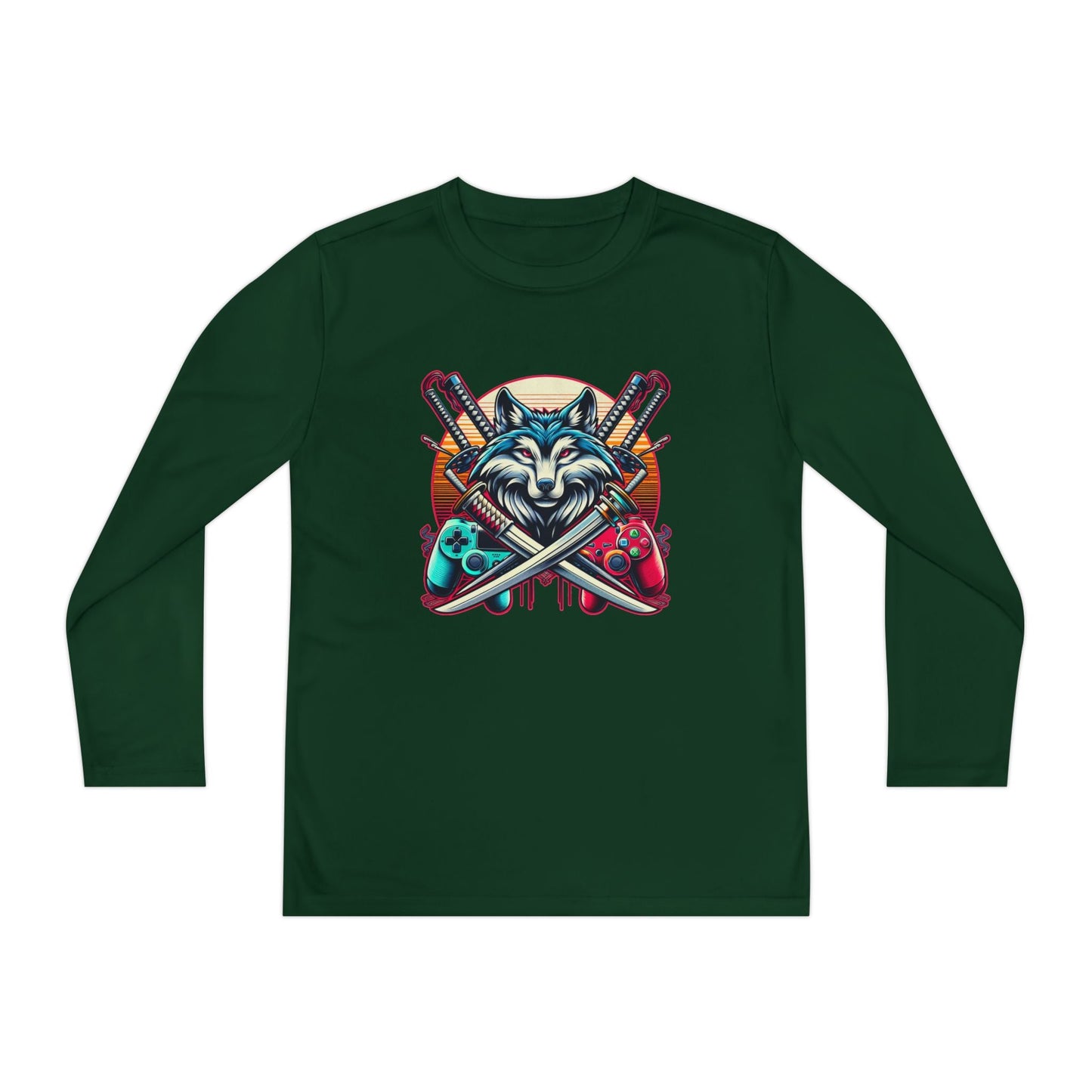 Xp wolf gamer long sleeve shirt