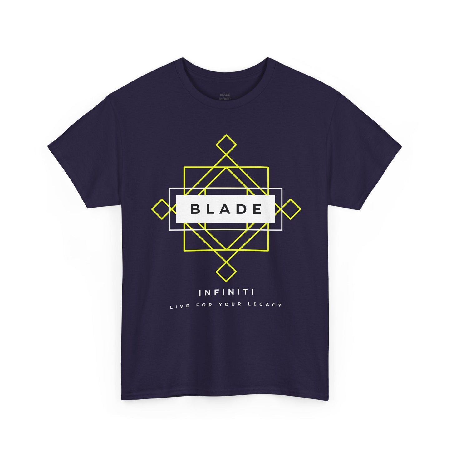 Geometric Infiniti Neon Green/White Ombre T-Shirt