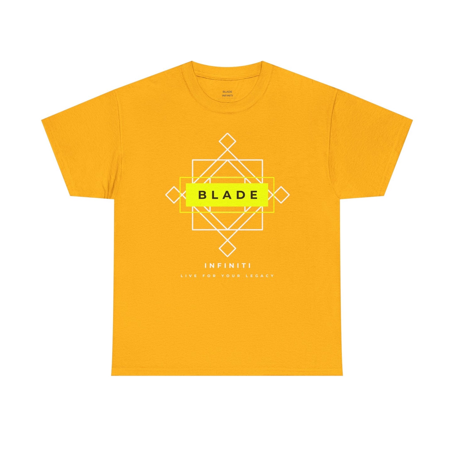 Geometric Infiniti Neon Green/White T-Shirt