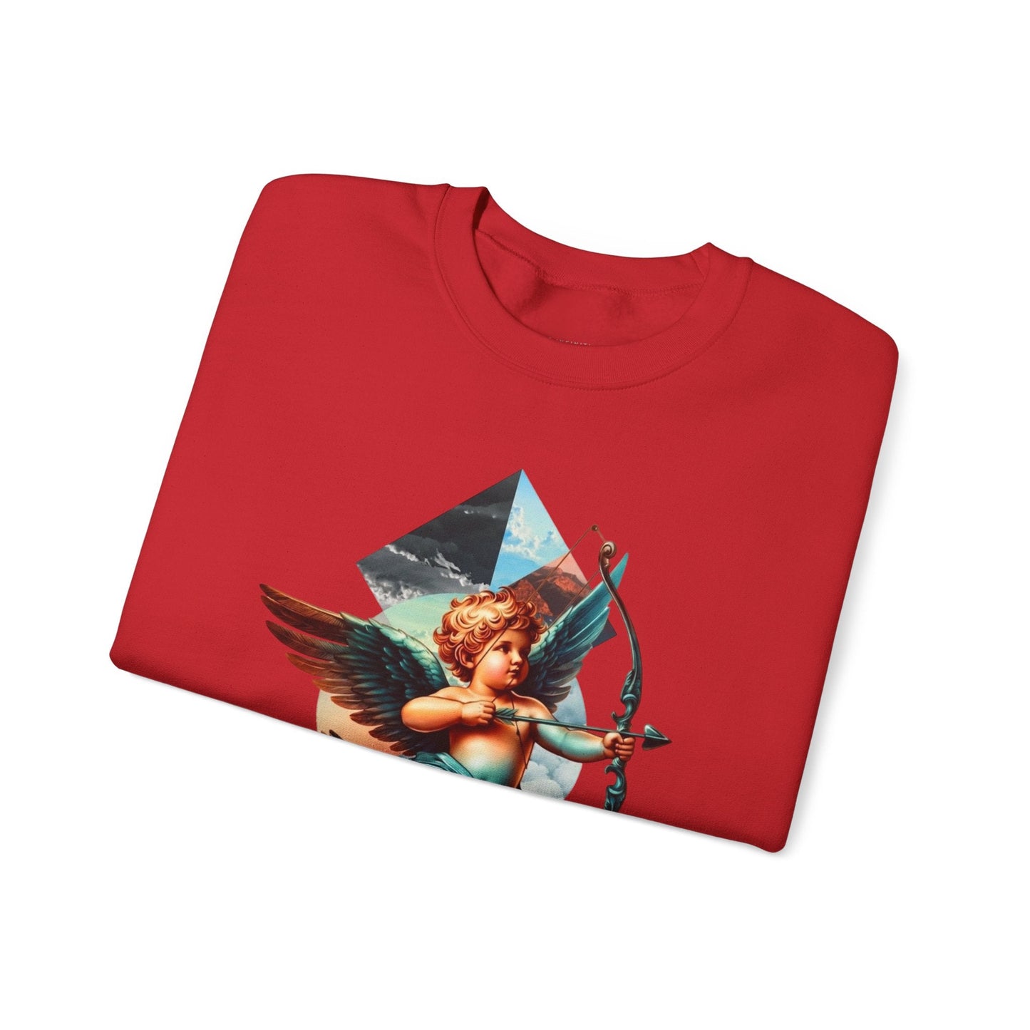 Cupid's Bow Blue + Arrow - Love, Infiniti Unisex Crewneck Sweater
