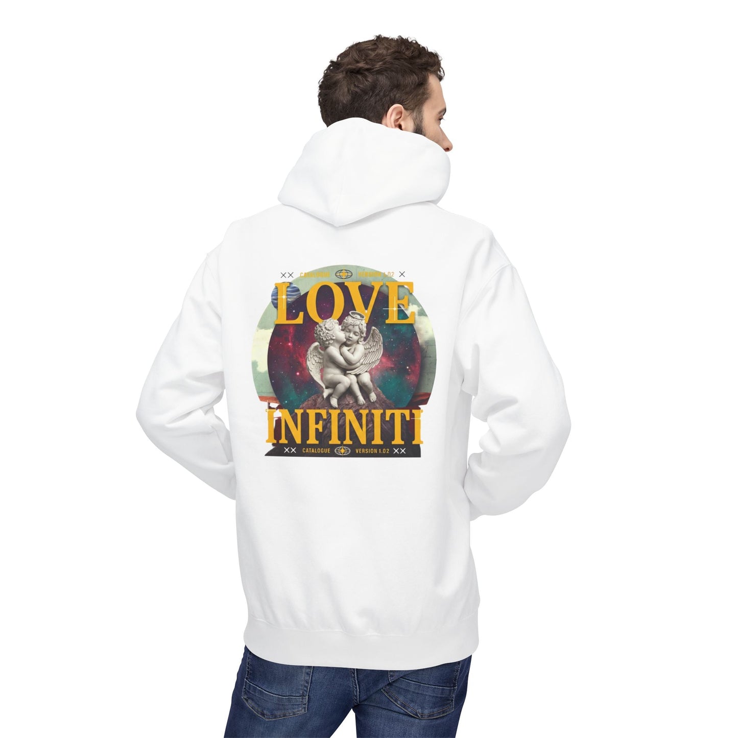 Celestial Love, Infiniti Unisex Couples Hoodie