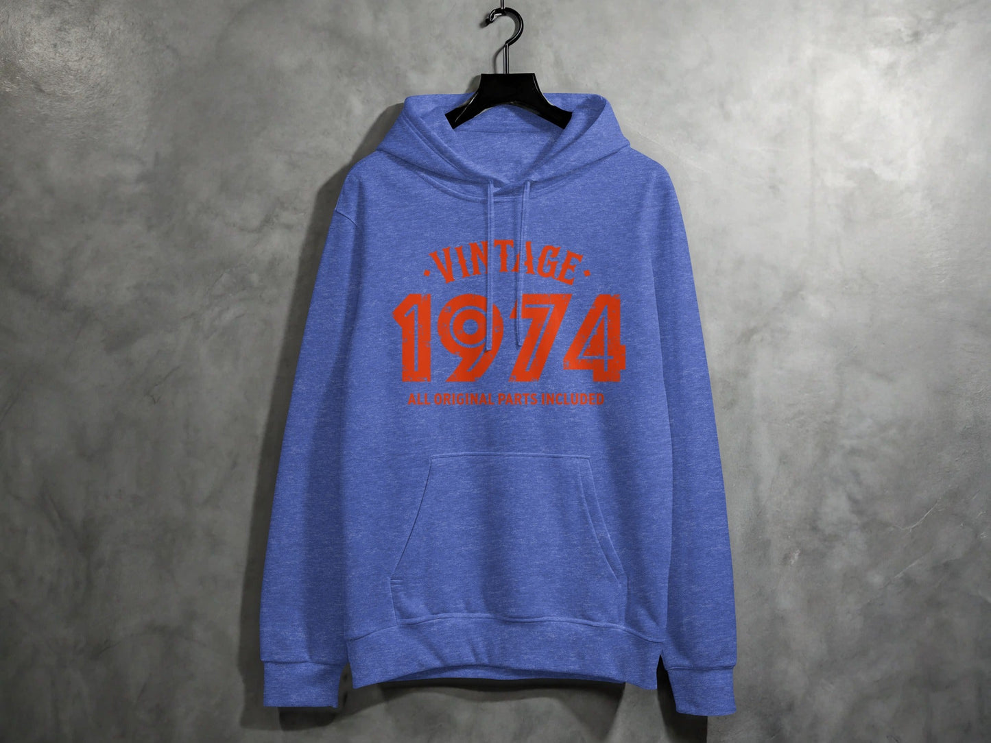 Vintage 1974 All Original Parts Included Design Hoodie