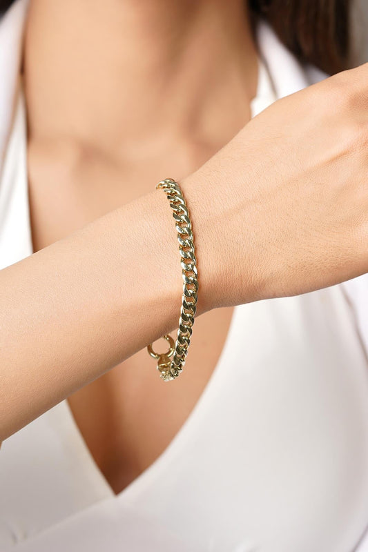 14K Gold Cuban Bracelet