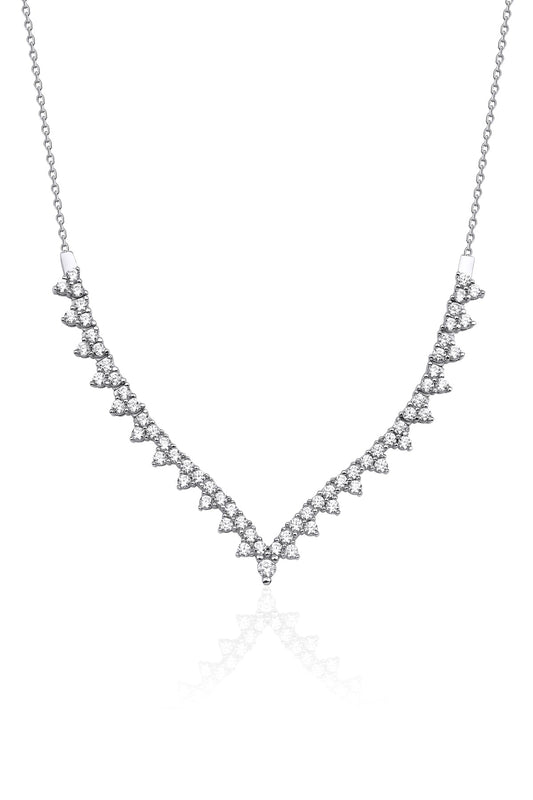 14K Gold Elegant Stone Necklace