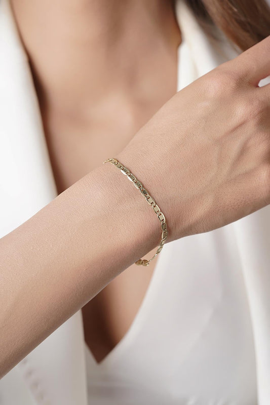 14K Gold Mariner Bracelet