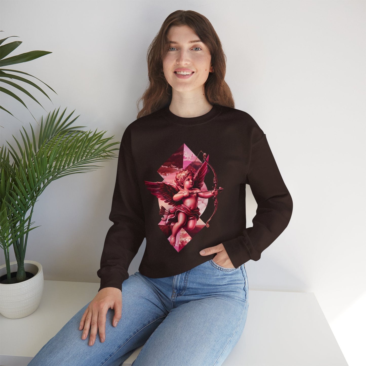 Cupid's Bow + Arrow - Love, Infiniti Unisex Crewneck Sweater