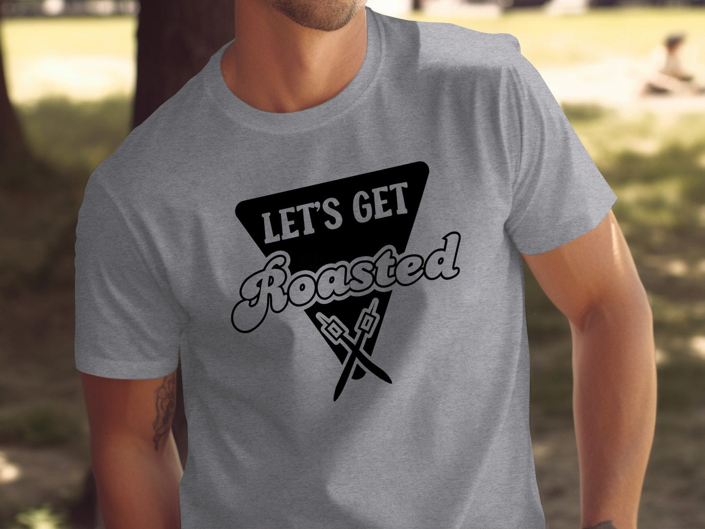 Let's Get Roasted Marshmallow Roasting Sticks T-Shirt