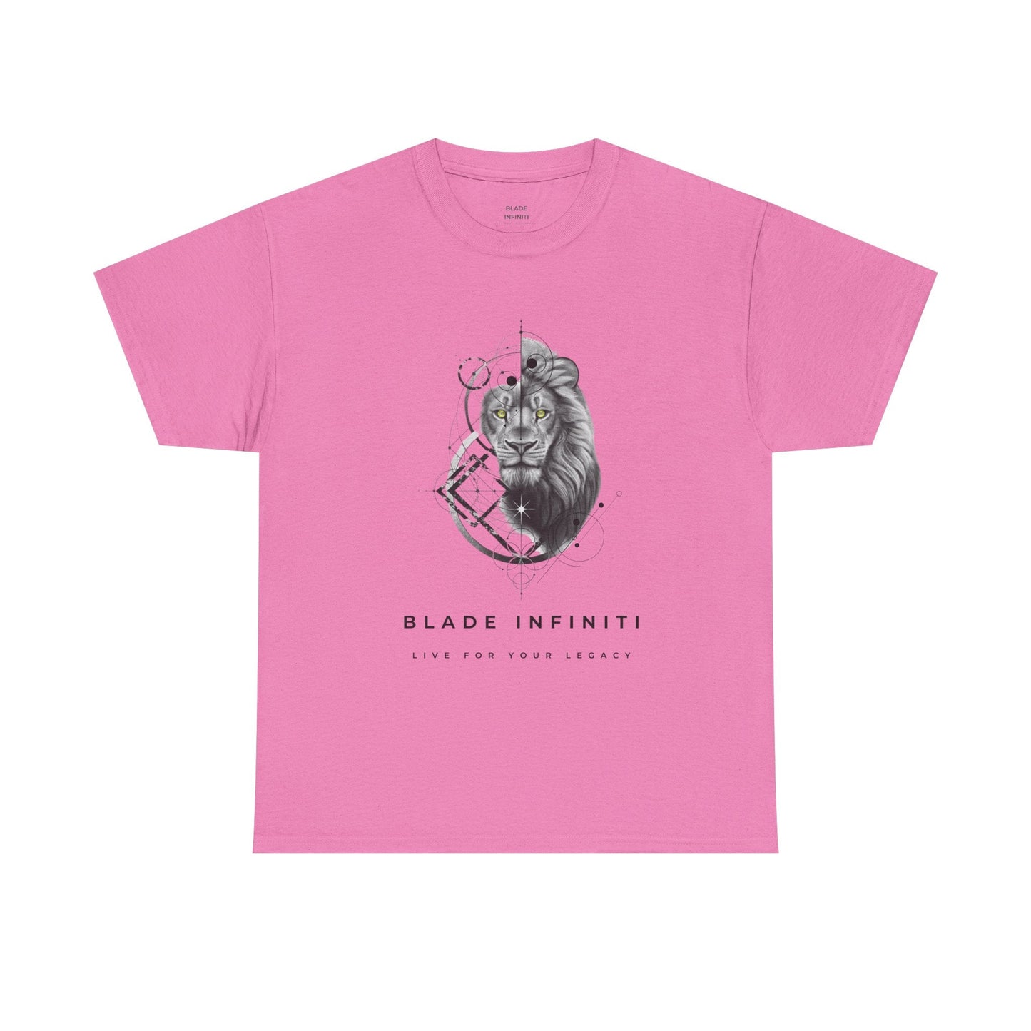Geometric King Black Version 4 TX Lion T-Shirt