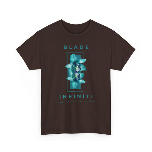 Essence of Infiniti Teal Floral T-Shirt