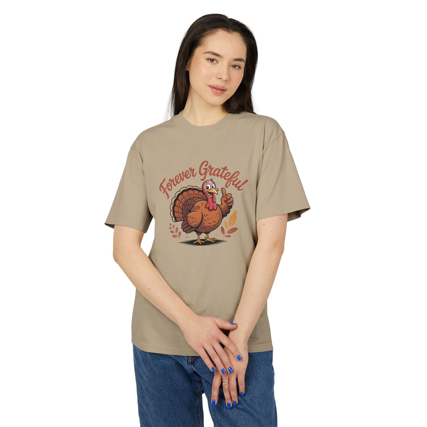 Forever Grateful Unisex Heavy Faded T-Shirt