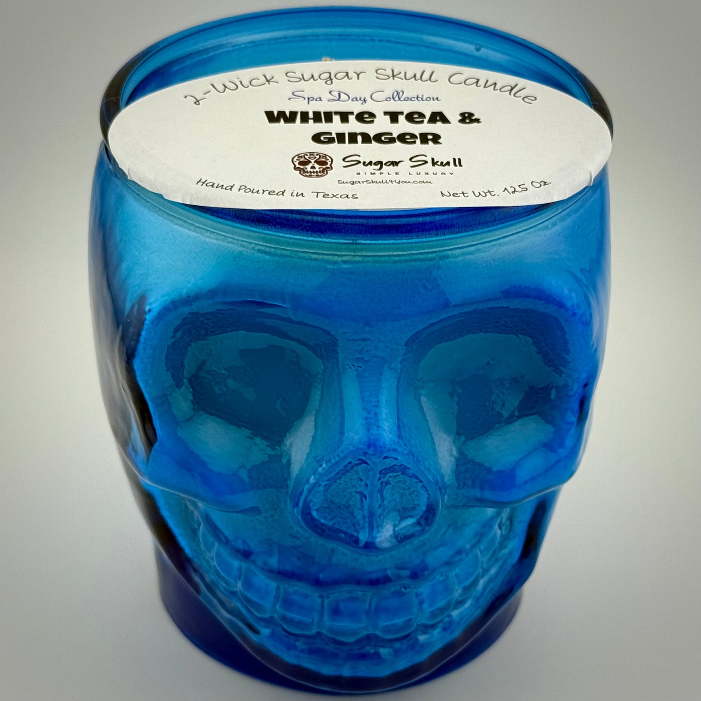 Spa Day 2-Wick Sugar Skull Candles
