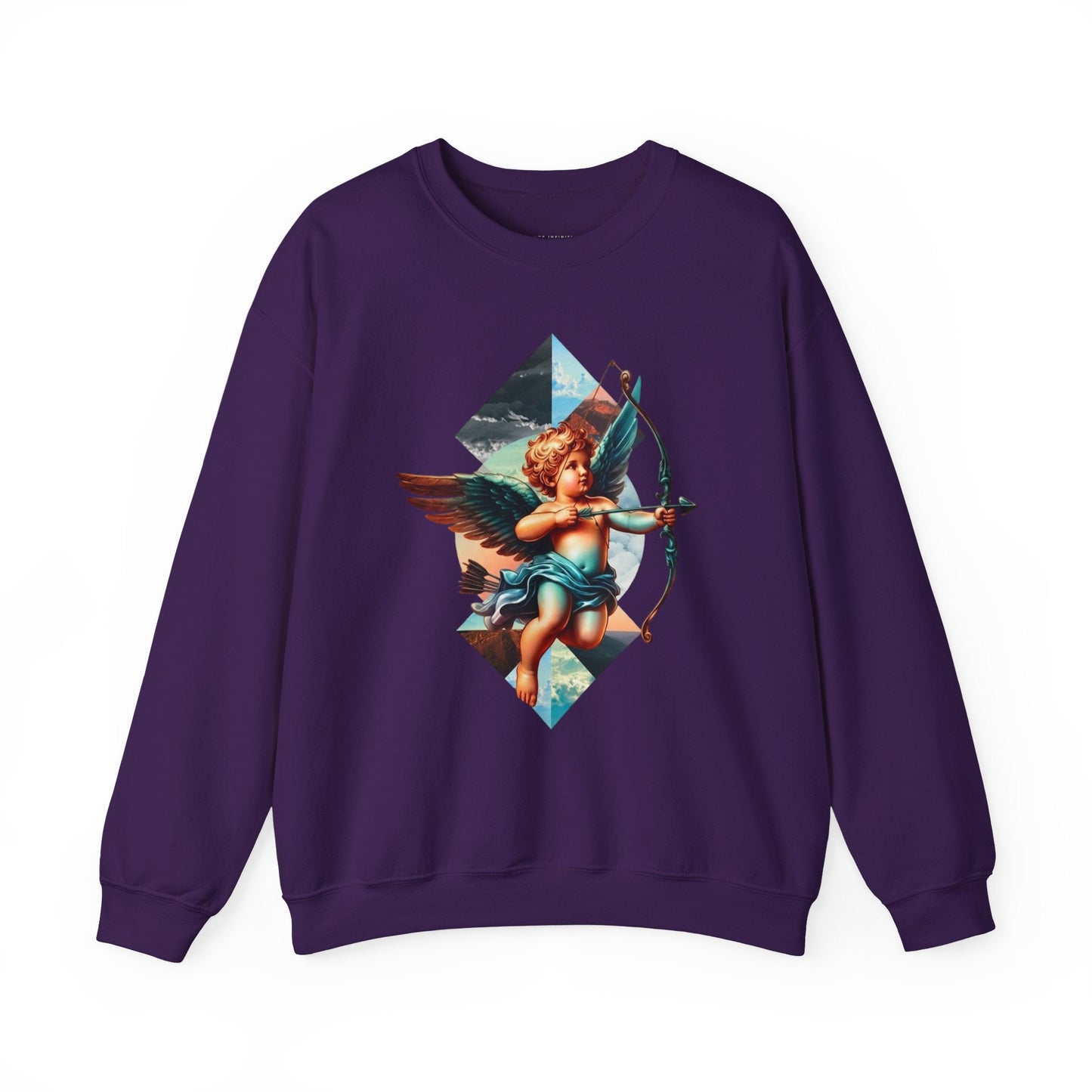 Cupid's Bow Blue + Arrow - Love, Infiniti Unisex Crewneck Sweater