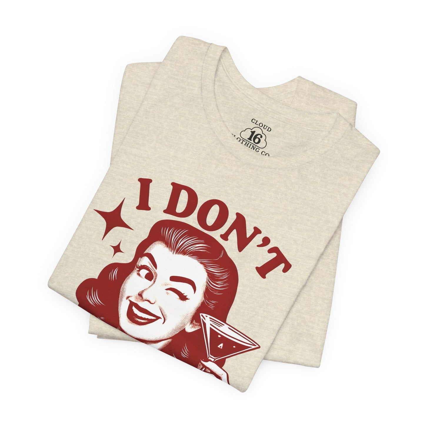 I Don't Care Retro Graphic T-Shirt – Unisex Vintage Style