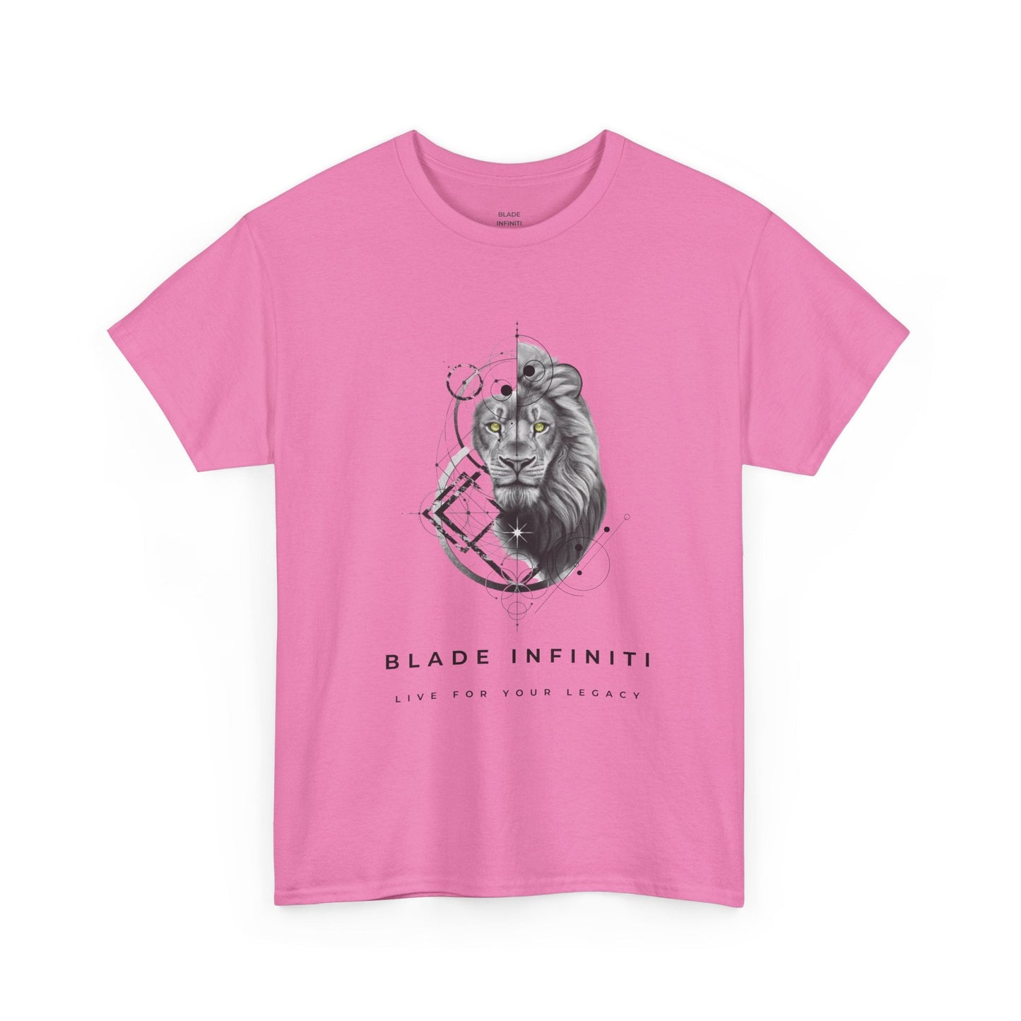 Geometric King Black Version 4 TX Lion T-Shirt