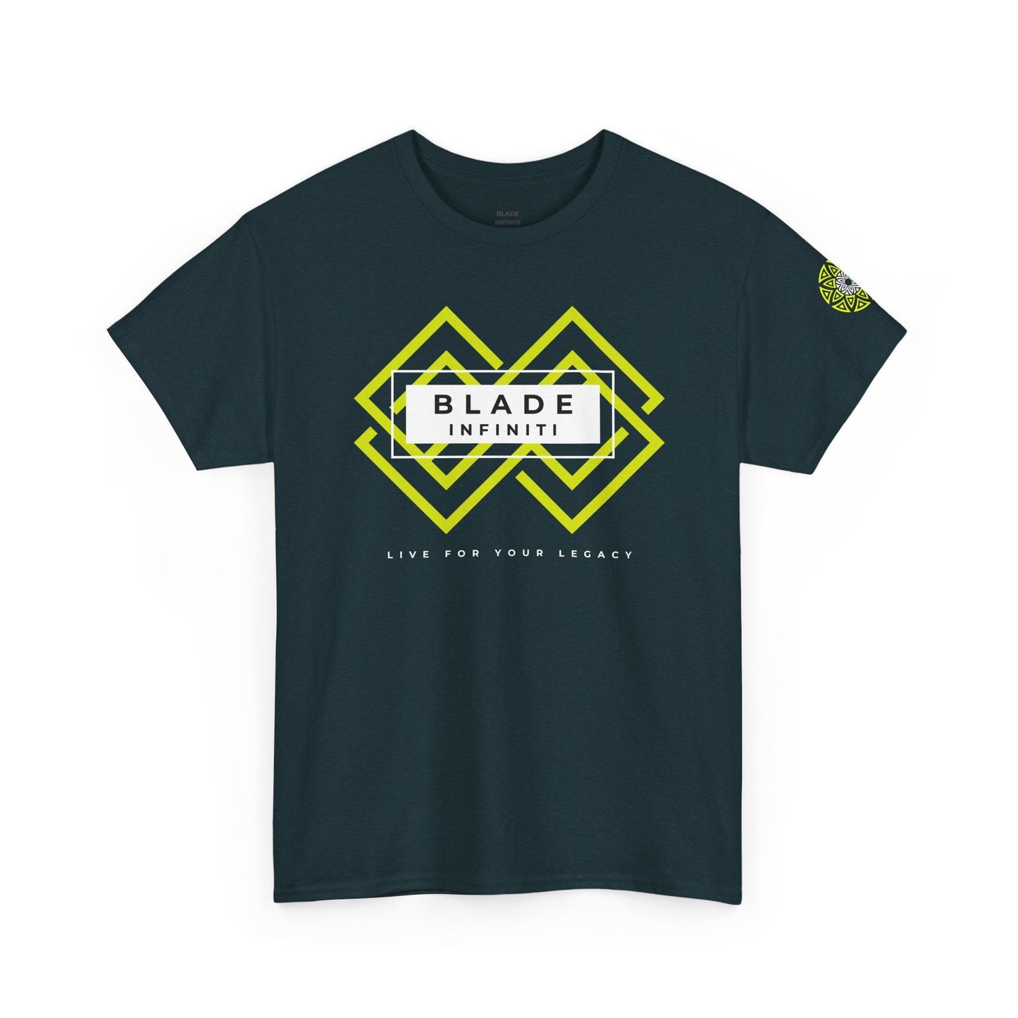 Geometric Odyssey Version 4 Neon Green T-Shirt