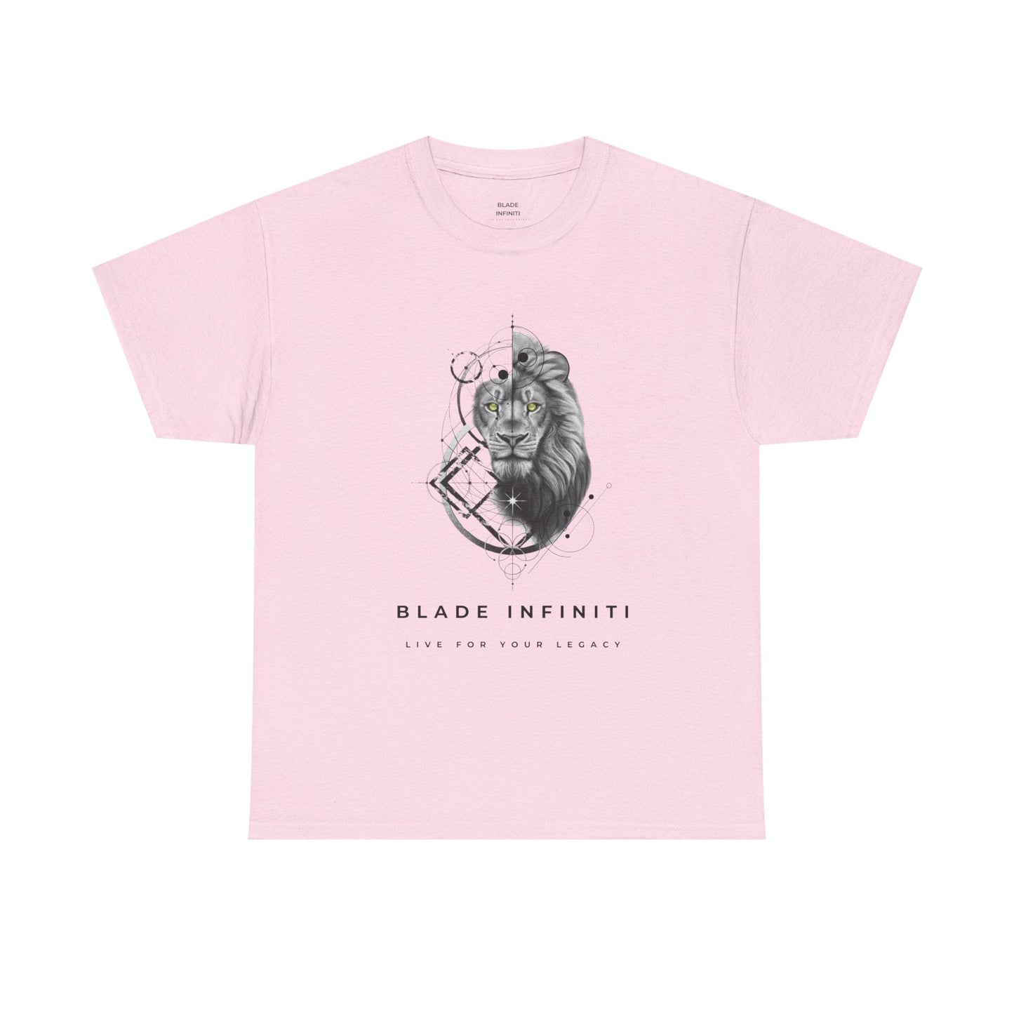 Geometric King Black Version 4 TX Lion T-Shirt