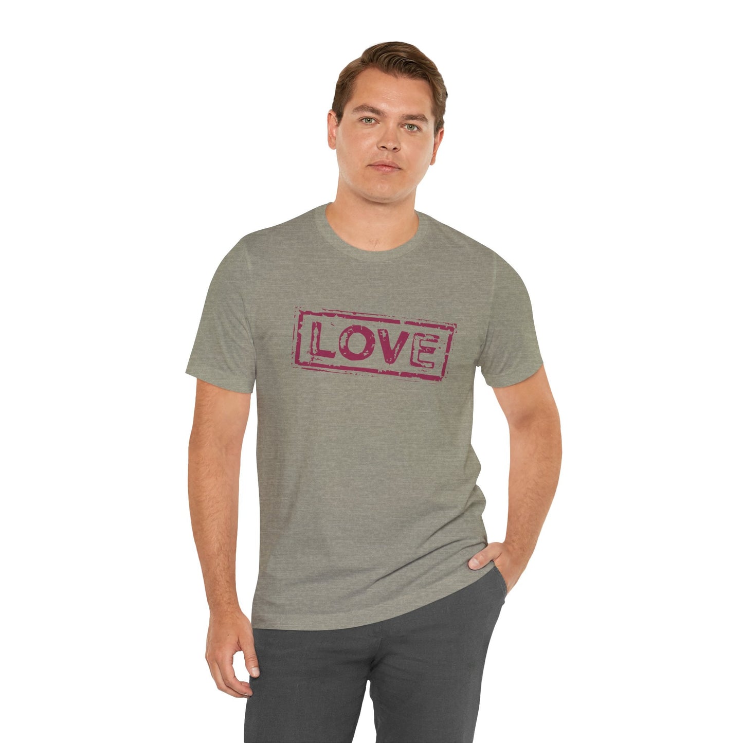 Love T-Shirt - Vintage Distressed Heart Graphic Tee
