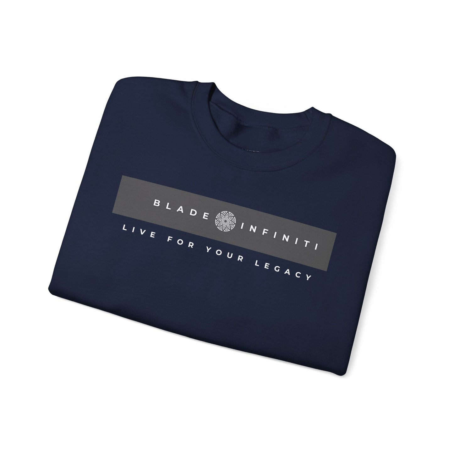 Ethereal Logo V4 Minimalistic Unisex Crewneck Sweater