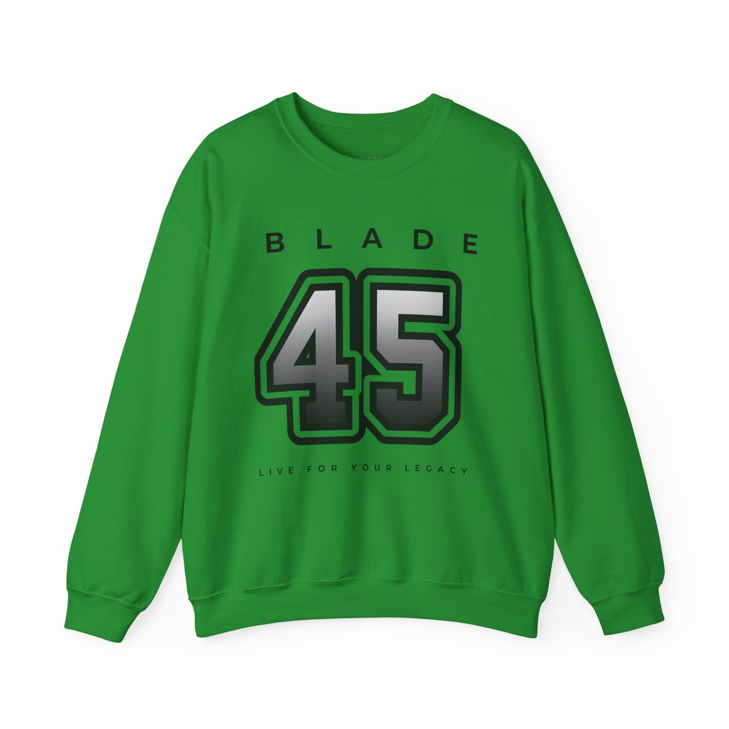 Blade 45 Grey/Black Unisex Crewneck Sweater