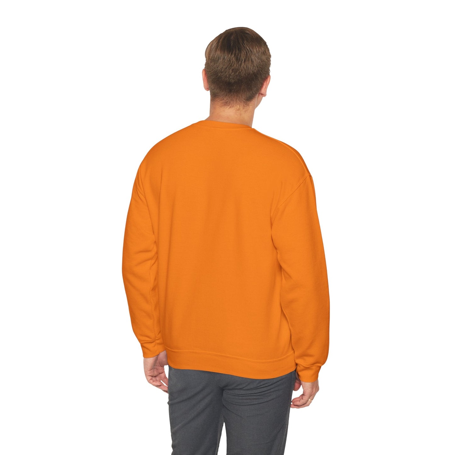 Bloom Bae Teal/Orange Floral Unisex Crewneck Sweater