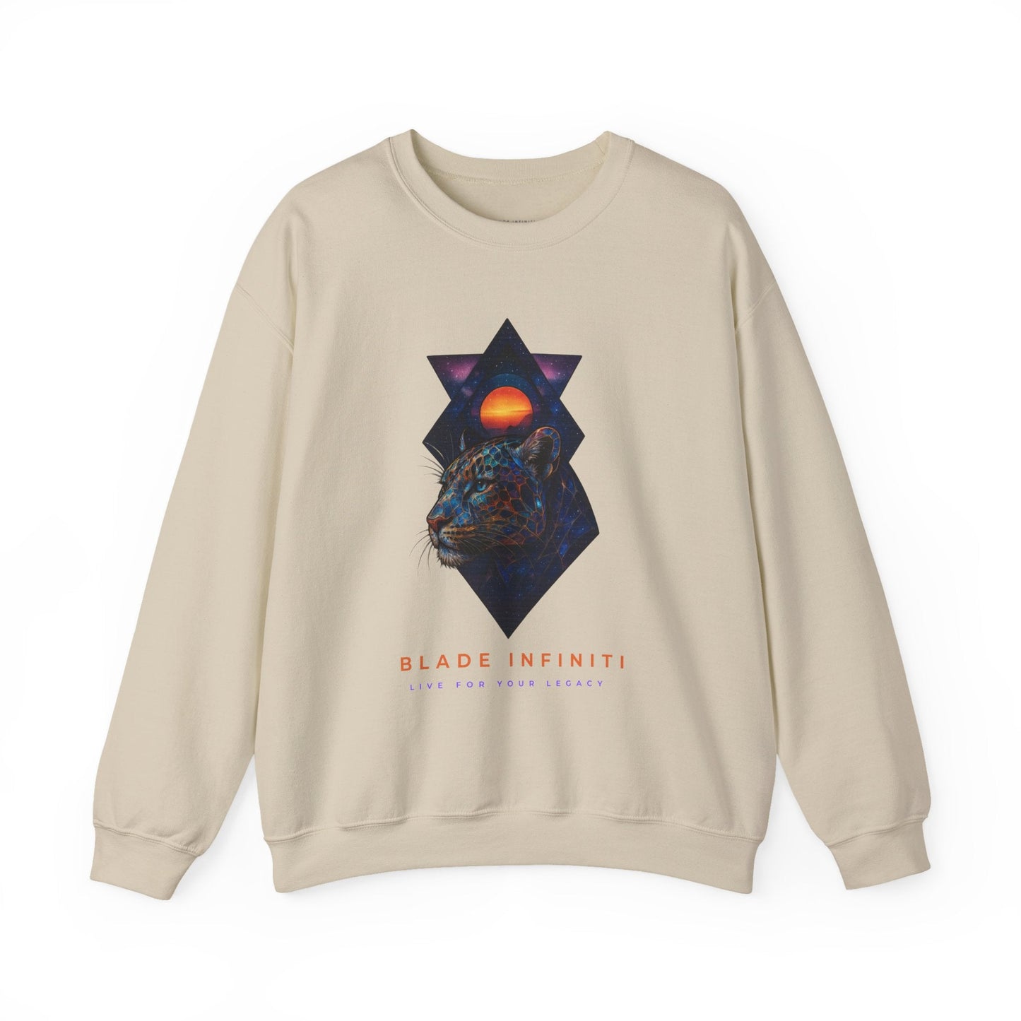 Mosaic Leopard Unisex Crewneck Sweater