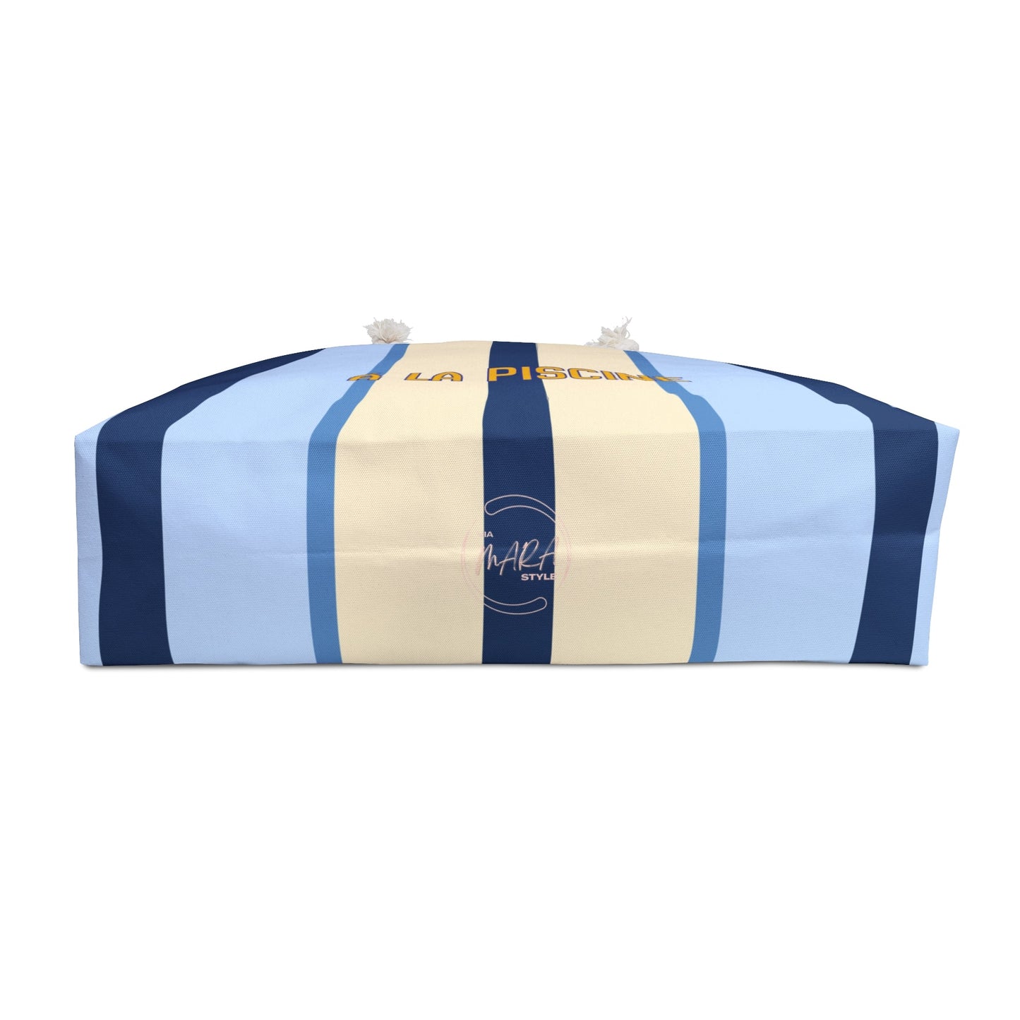 French Pool Bag — á la Piscine Oversized Blue Stripped Tote