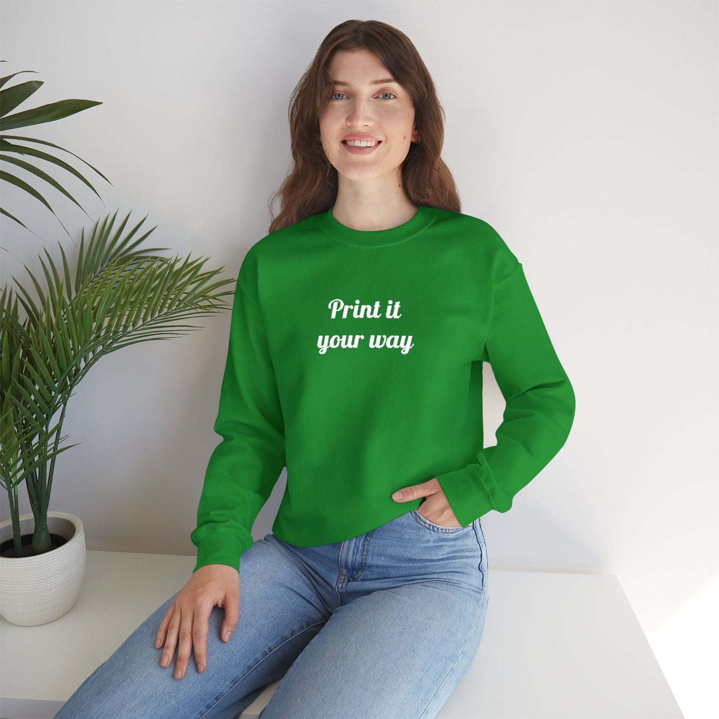Embroidery Personalization - Unisex Crewneck Sweater (Make It Yours)