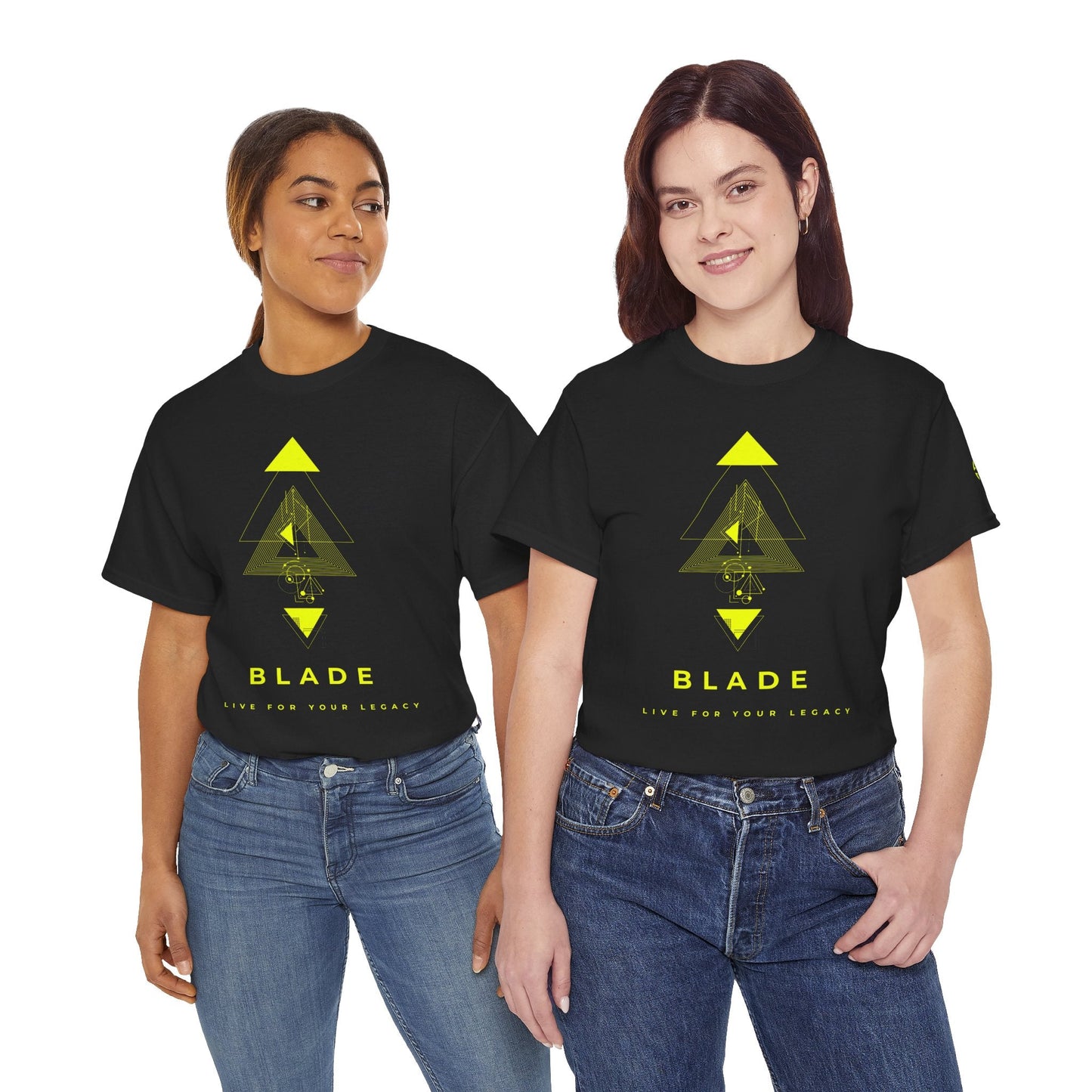 Geometric Odyssey Neon Green TX T-Shirt