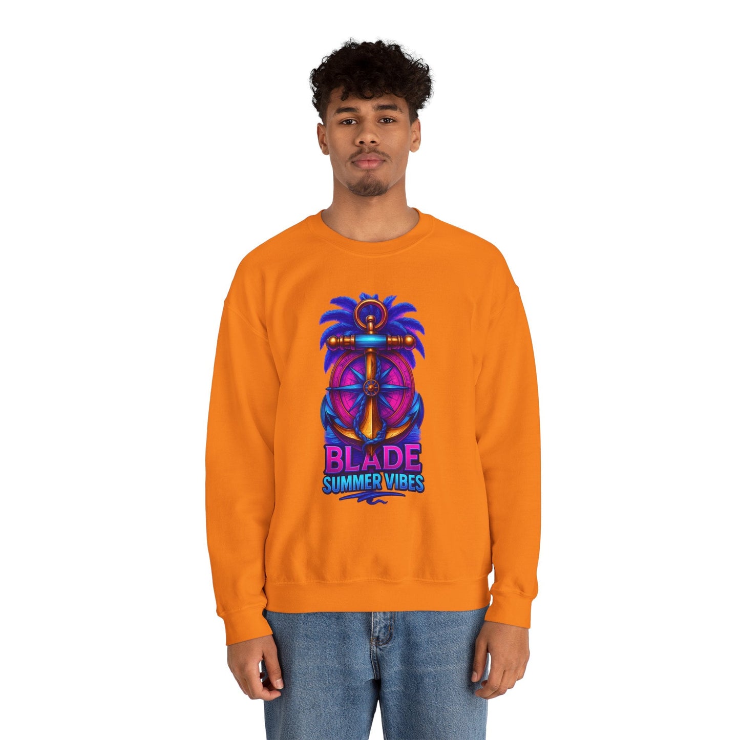 Anchor Compass Unisex Crewneck Sweater