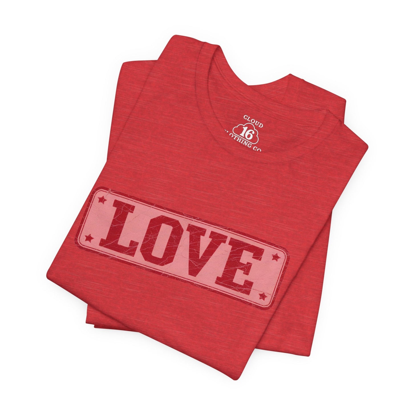 Love T-Shirt - Vintage Distressed Love Graphic Tee
