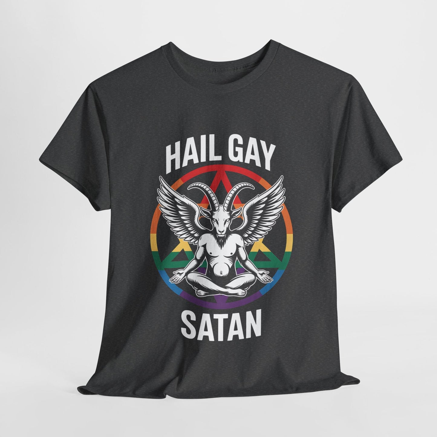 Hail Gay Satan Pride Unisex Cotton Top
