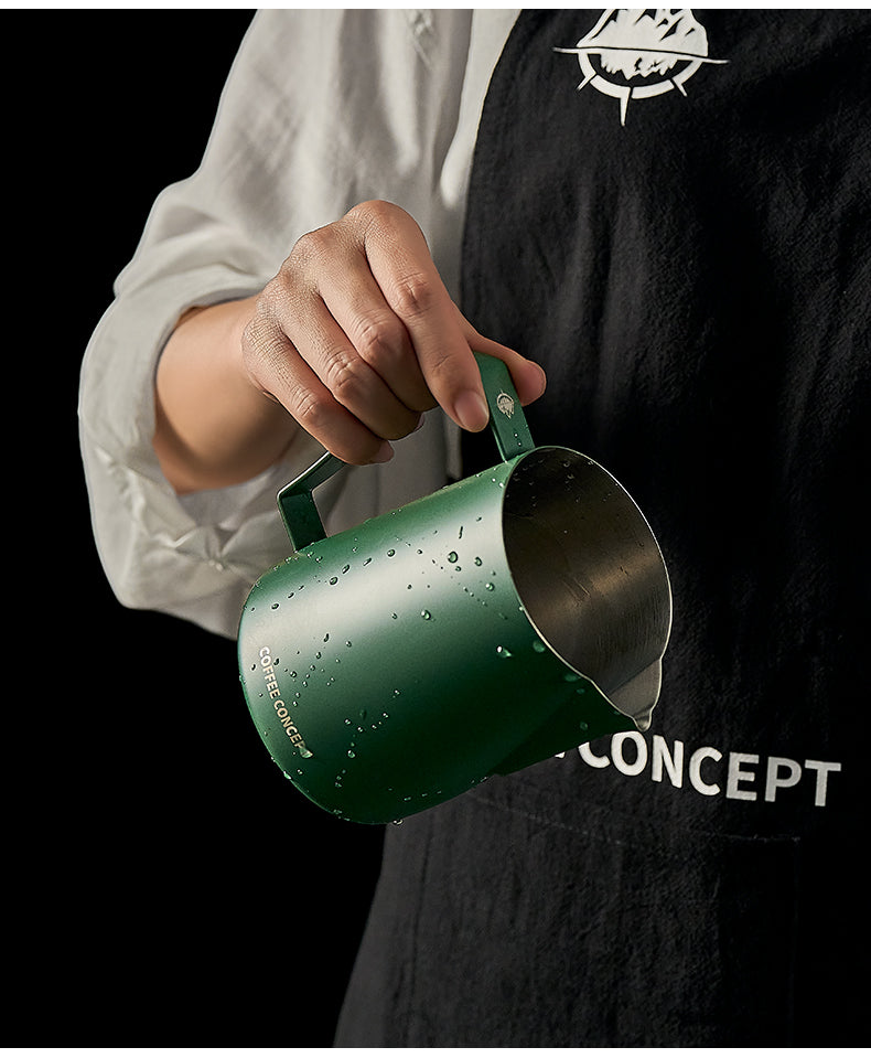Phantom Precision Latte Art Pitcher – 600ml Narrow Spout for Advanced Patterns