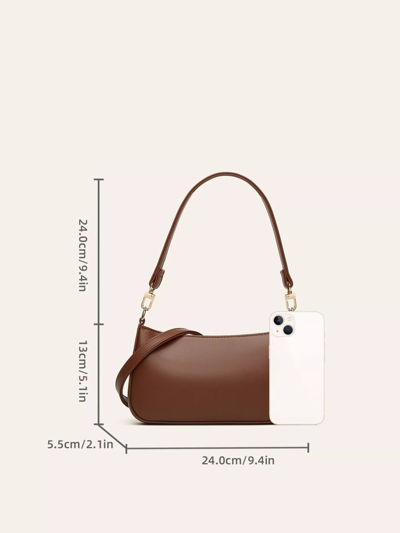 PU Leather Shoulder Bag