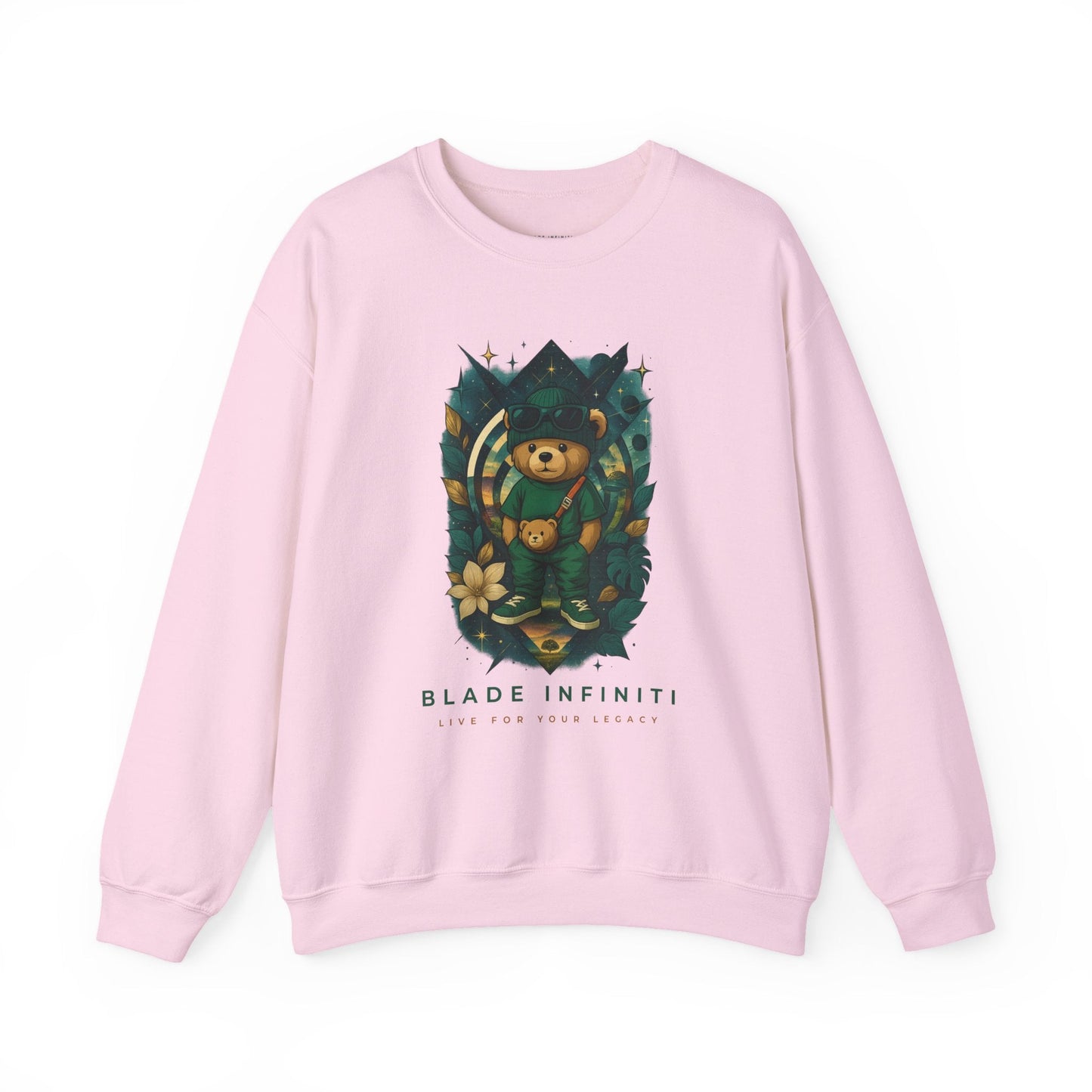Galactic Teddy Bear V1 Unisex Crewneck Sweater