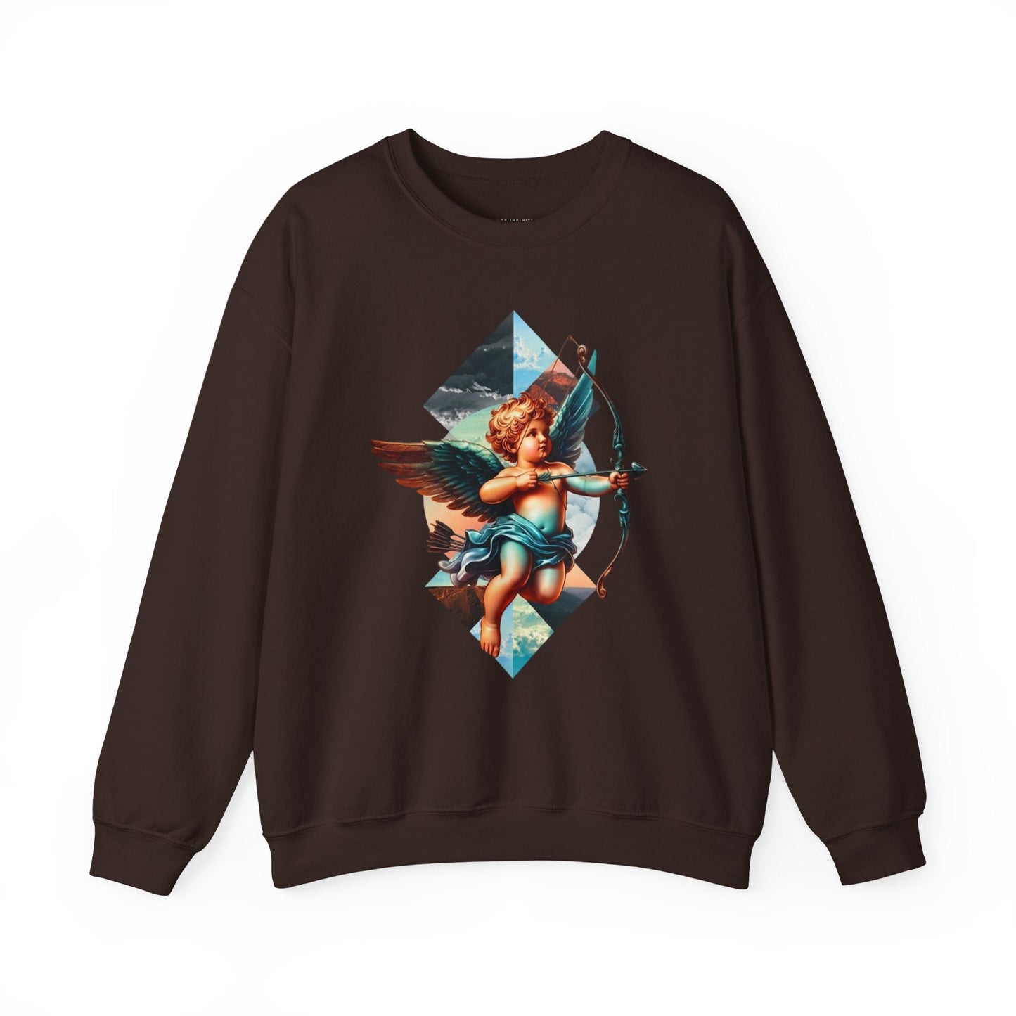 Cupid's Bow Blue + Arrow - Love, Infiniti Unisex Crewneck Sweater