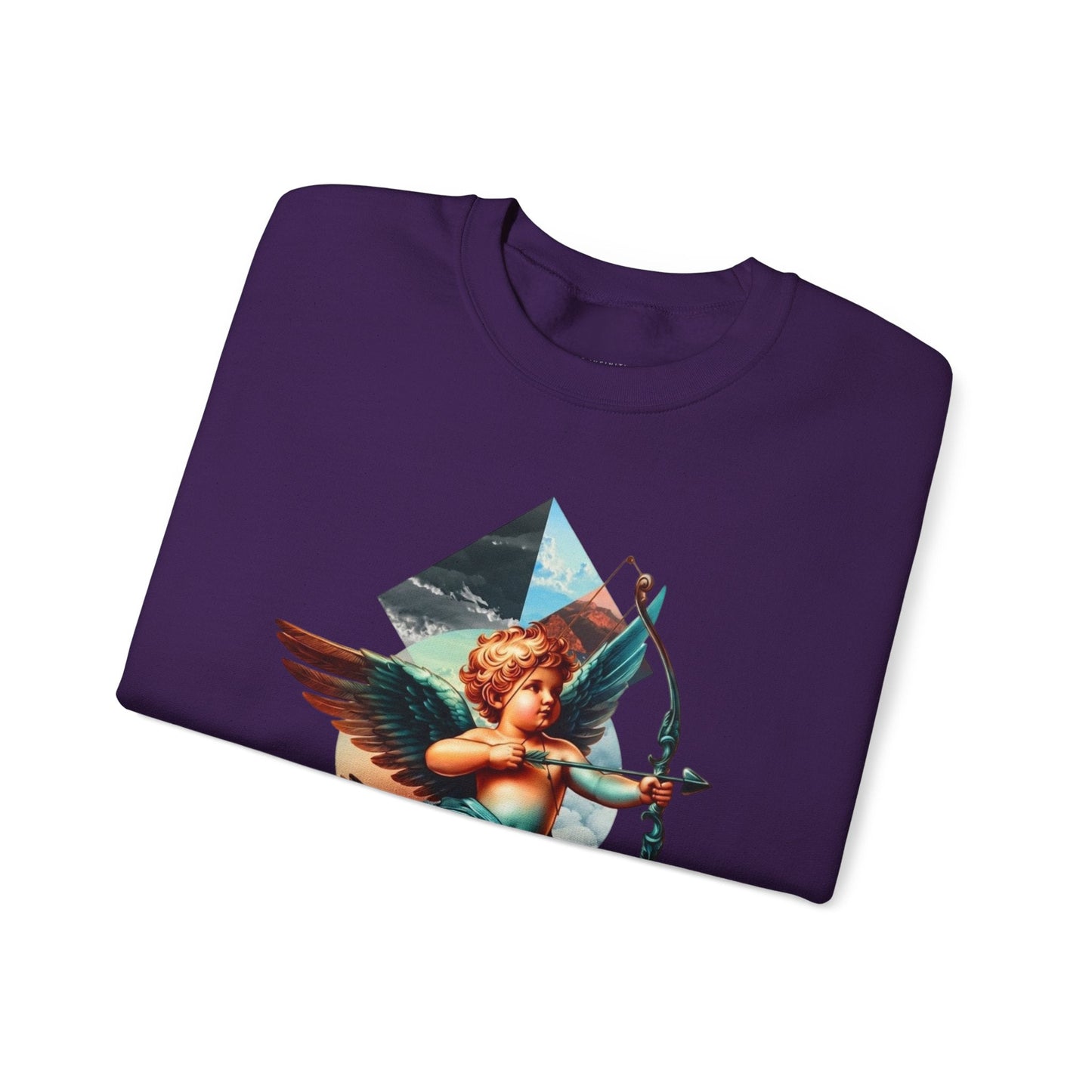 Cupid's Bow Blue + Arrow - Love, Infiniti Unisex Crewneck Sweater
