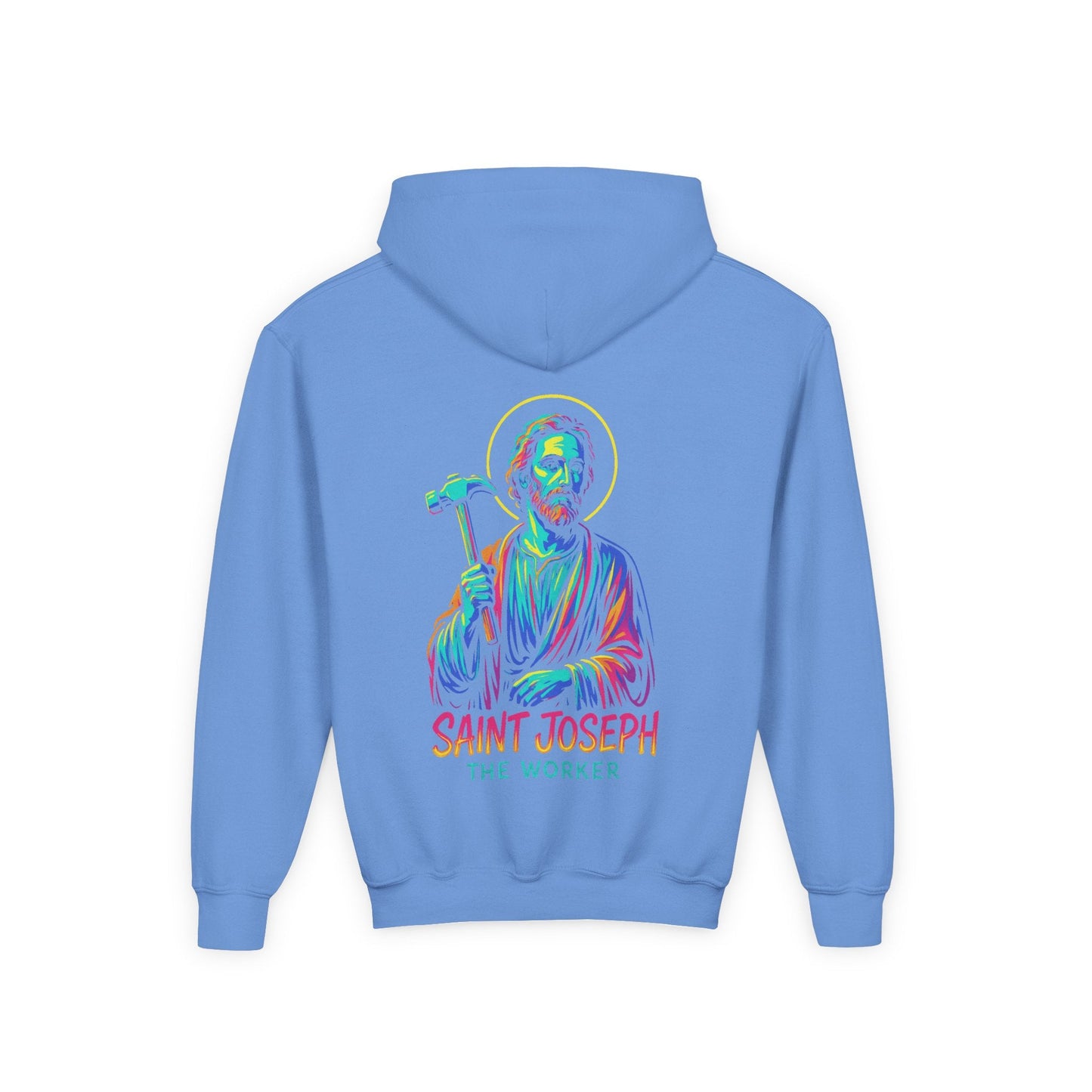 St. Joseph the Worker | Kids Catholic Hoodie | Faith & Grit