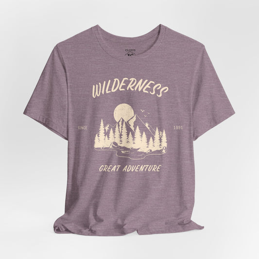 Wilderness Adventure T-Shirt - Unisex Nature Lover Tee for Hiking & Camping
