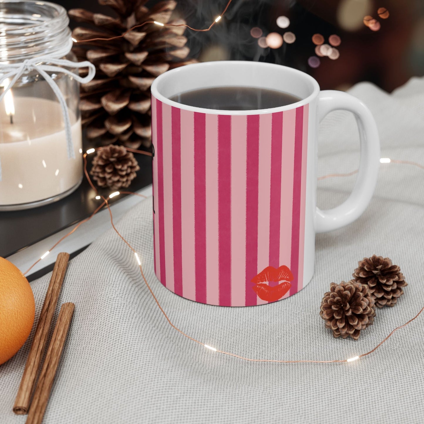 Woke Up Sexy As Hell Again Mug, Hot Pink  | Fabulous Women