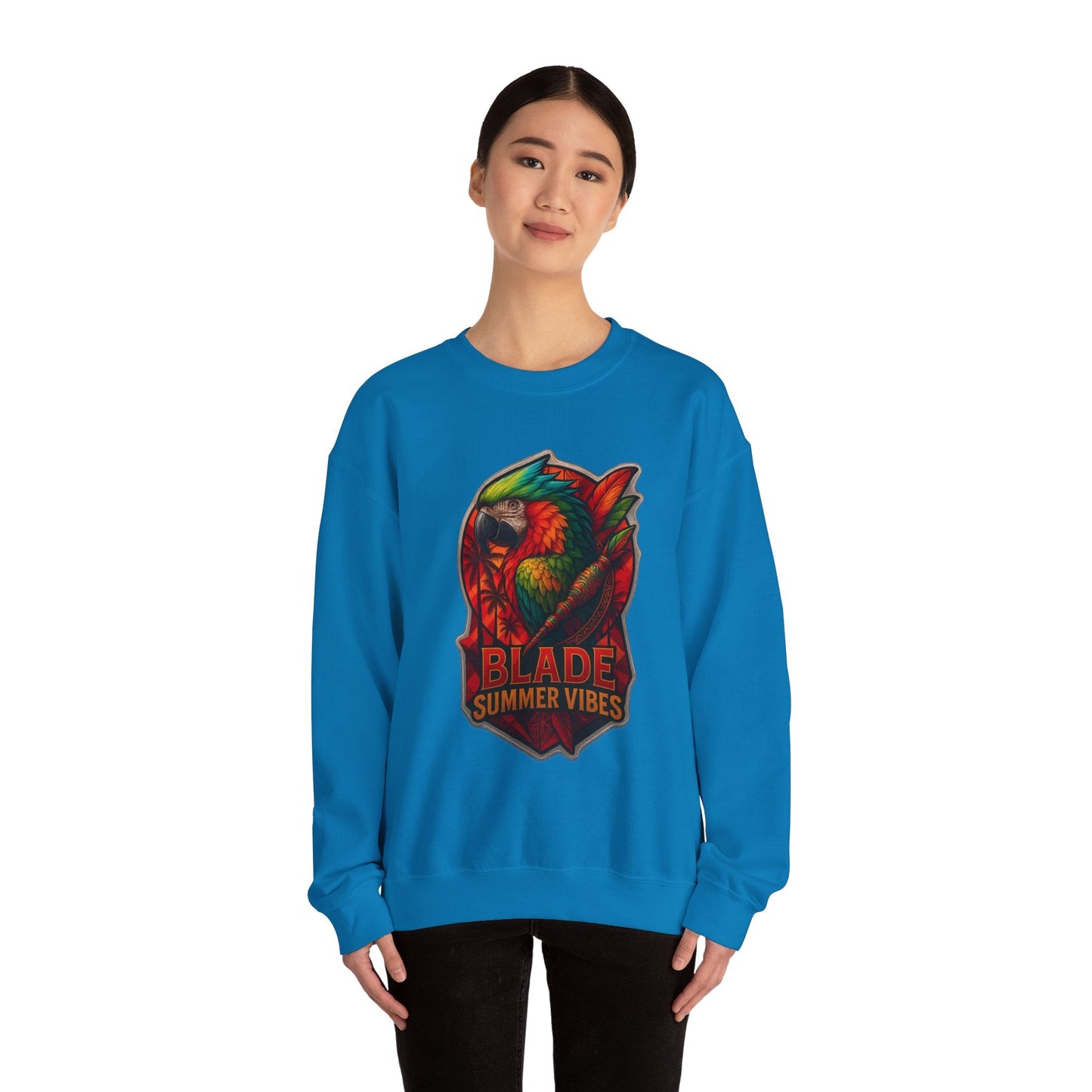 Aztec Parrot Unisex Crewneck Sweater